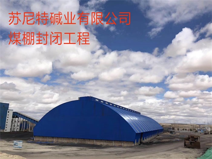贵溪碱业有限公司煤棚封闭工程